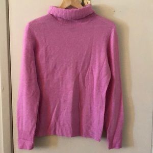 Pink turtle neck